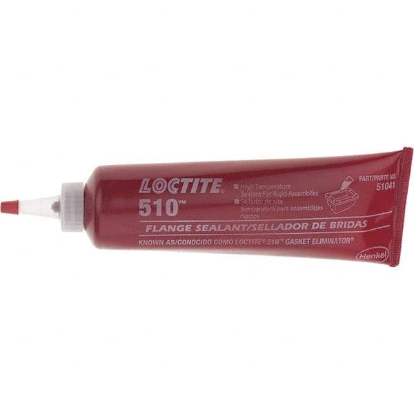 Loctite - 250 mL Tube Dimethacrylate Ester Caulk/Sealant - 510 250ML HIGH TEMP L LOCTITE GSKTELMNATOR - Benchmark Tooling