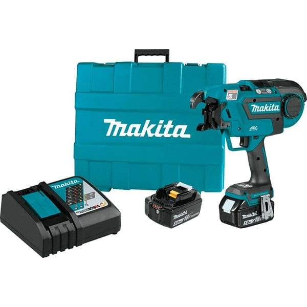 Makita - Cordless Rebar Tying Tool Voltage: 18.0 Rebar Size Capacity: #5 x #5 - Benchmark Tooling