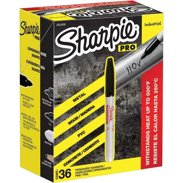 Sharpie - Markers & Paintsticks Type: Permanent Color: Black - Benchmark Tooling