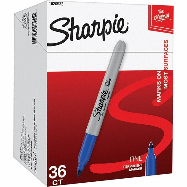 Sharpie - Markers & Paintsticks Type: Permanent Color: Blue - Benchmark Tooling