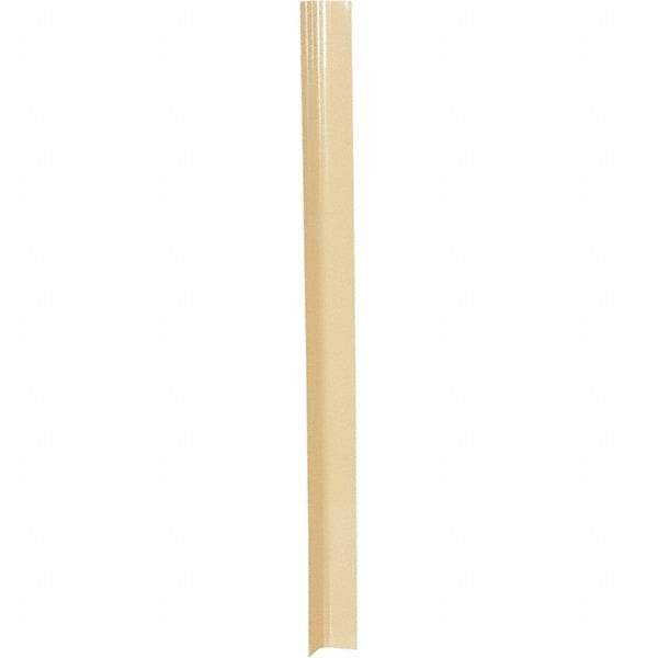 Vestil - 48" Long, Plastic Corner Protectors - Beige - Benchmark Tooling