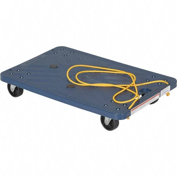 Vestil - 220 Lb Capacity Plastic Dolly - 24" Long x 16" Wide - Benchmark Tooling
