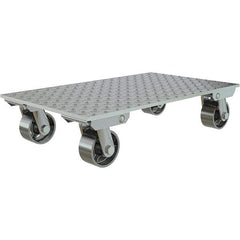 Vestil - 2,800 Lb Capacity Aluminum Dolly - 27" Long x 16" Wide - Benchmark Tooling