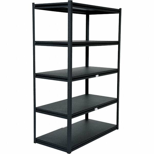 Vestil - 5 Shelf Steel Shelving - 2,000 Lb Capacity, 24" Wide x 72" High x 48" Deep - Benchmark Tooling