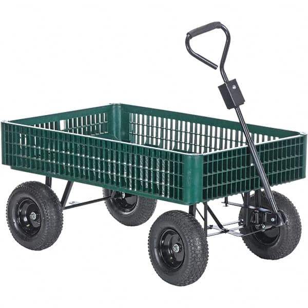 Vestil - 300 Lb Capacity Steel Landscape Cart - Exact Industrial Supply