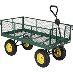 Vestil - 1,000 Lb Capacity Steel Landscape Carts - 24" OAW - Benchmark Tooling