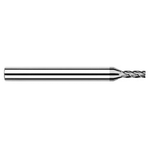 Diamond End Mills for Non-Ferrous Materials - CVD Diamond - 0.0470″ (3/64″) Cutter Diameter × 0.2500″ (1/4″) Length of Cut Carbide Square End Mill, 4 Flutes, CVD Diamond Coated - Exact Industrial Supply