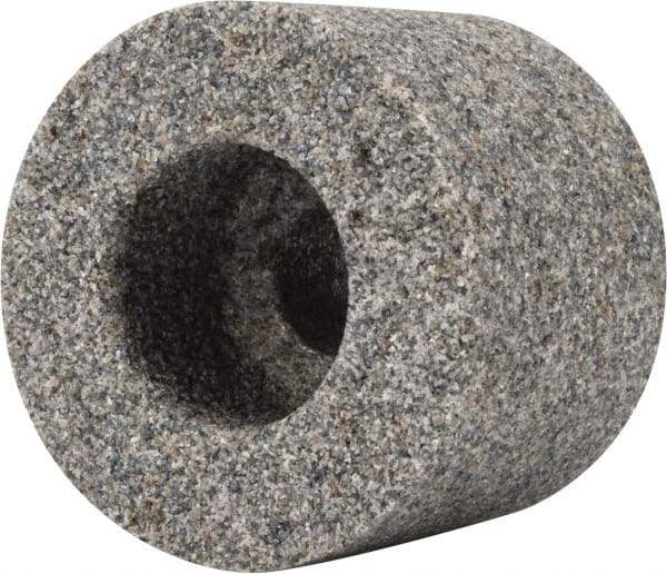 Norton - 60 Grit Aluminum Oxide Type 5 Internal Grinding Wheel - 1-1/4" Diam x 3/8" Hole x 1" Thick, 25,975 Max RPM, Type 5 Medium Grade, K Hardness, Vitrified Bond, One-Side Recess - Benchmark Tooling