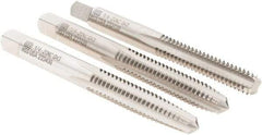 Union Butterfield - 1/4-20 UNC, 4 Flute, Bottoming, Plug & Taper, Bright Finish, High Speed Steel Tap Set - Right Hand Cut, 2-1/2" OAL, 1" Thread Length, 2B; 3B Class of Fit, Series 1500 - Benchmark Tooling