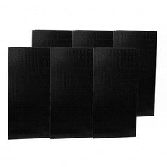 Wall Control - 96" Wide x 32" High Peg Board Storage Board - 6 Panels, Metal, Black - Benchmark Tooling