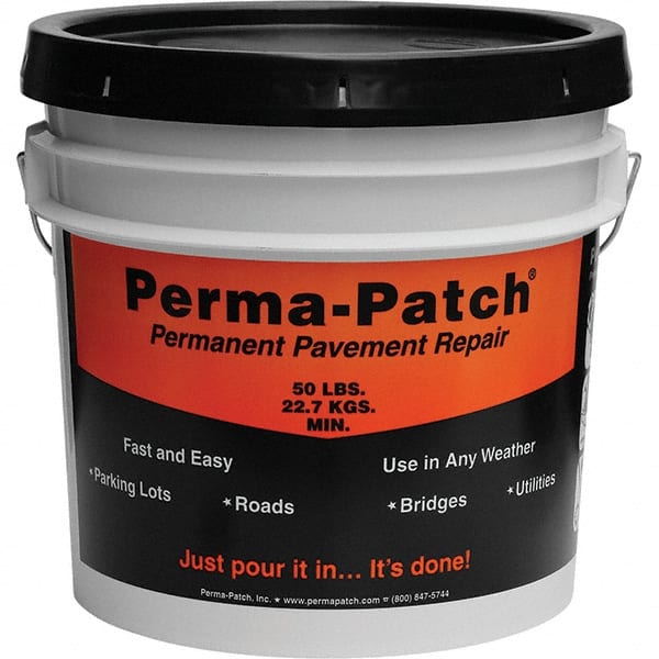 Perma-Patch - Drywall & Hard Surface Compounds Type: Permanent Asphalt Patch Material Color: Black - Benchmark Tooling