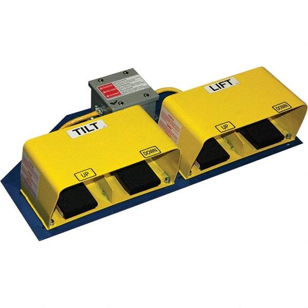 Vestil - Lifting Table Twin Foot Switch - Use with Hydraulic Equipment - Benchmark Tooling