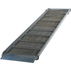 Vestil - 85" Long x 26" Wide, Aluminum Walk Ramp - 2,800 Lb Load Limit - Benchmark Tooling