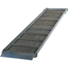 Vestil - 85" Long x 36" Wide, Aluminum Walk Ramp - 2,800 Lb Load Limit - Benchmark Tooling