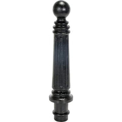 Vestil - 5" Diam x 28" High, Black Iron Bollard - Benchmark Tooling