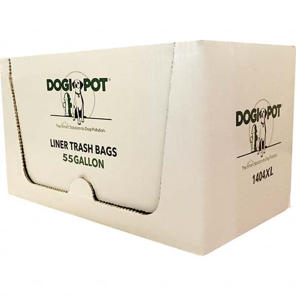 DOGIPOT - 1 25-Piece 55 Gal HDPE Plastic Trash Bags/Liners - Benchmark Tooling