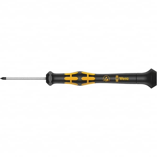 Wera - 1-47/64" Blade Length Microstix Screwdriver - 137mm OAL - Benchmark Tooling