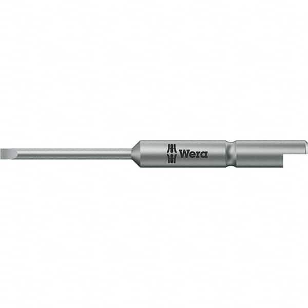 Wera - Slotted Screwdriver Bits Reversible: Reversible Blade Width (mm): 2.50 - Benchmark Tooling