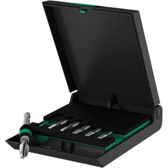 Wera - Power & Impact Screwdriver Bit Sets Point Type: Tap Drive Size: 1/4" - Benchmark Tooling