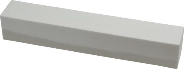 Norton - 150 Grit Aluminum Oxide Square Dressing Stick - 6 x 1 x 1, Very Fine Grade, Vitrified Bond - Benchmark Tooling