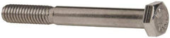 Value Collection - 5/16-18 UNC, 2-3/4" Length Under Head Hex Head Cap Screw - Partially Threaded, Grade 18-8 Stainless Steel, Uncoated, 1/2" Hex - Benchmark Tooling