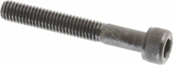 Value Collection - #10-32 UNF Hex Socket Drive, Socket Cap Screw - Alloy Steel, Black Oxide Finish, Partially Threaded, 1-3/8" Length Under Head - Benchmark Tooling