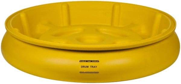 Eagle - 10 Gal Sump, 1,000 Lb Capacity, 1 Drum, Plastic Drum Tray - 6" High - Benchmark Tooling