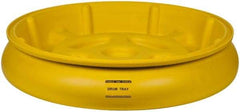 Eagle - 10 Gal Sump, 1,000 Lb Capacity, 1 Drum, Plastic Drum Tray - 6" High - Benchmark Tooling