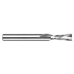 ‎End Mills for Plastics - 2 Flute - 0.1250″ (1/8″) Cutter Diameter × 0.6250″ (5/8″) Length of Cut Carbide Square Downcut End Mill for Plastic, 2 Flutes - Exact Industrial Supply