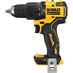 DeWALT - 20 Volt 1/2" Plastic Ratcheting Chuck Cordless Hammer Drill - 28500 BPM, 1650 RPM, Reversible - Benchmark Tooling