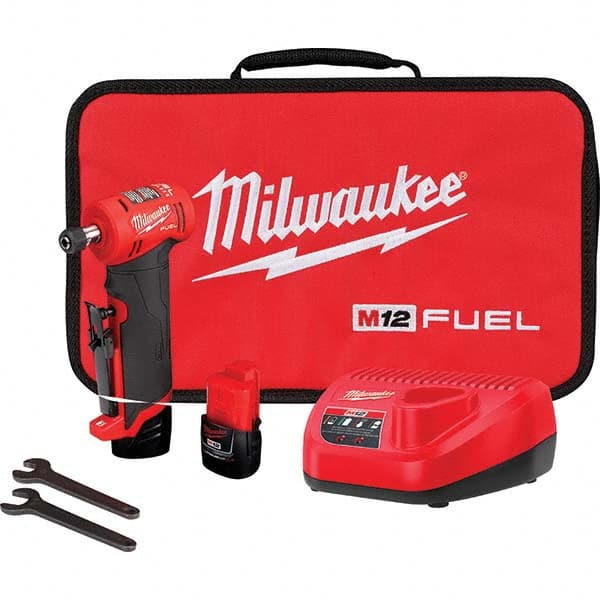 Milwaukee Tool - 24,500 RPM, Straight, Electric Die Grinder - Benchmark Tooling