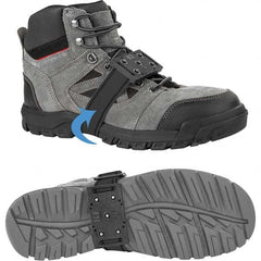 Geroline - Ice Traction Footwear Footwear Style: Strap-On Cleat Traction Type: Tungsten Carbide Stud - Benchmark Tooling