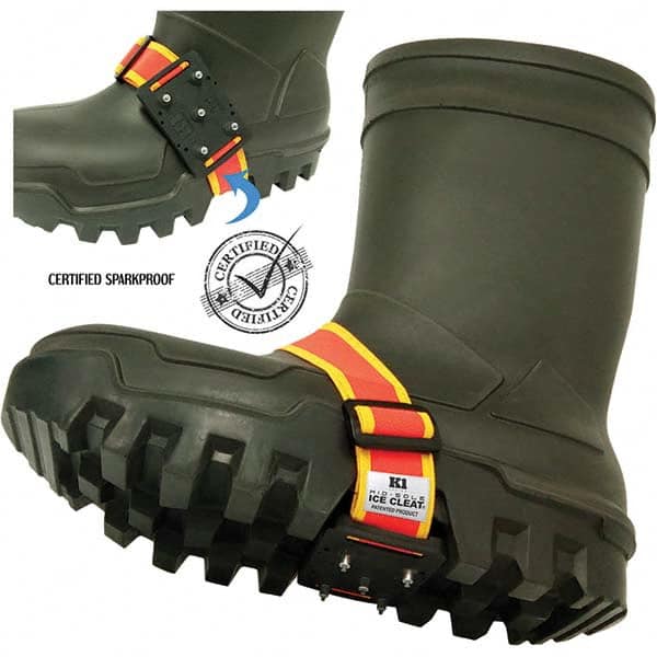 Geroline - Ice Traction Footwear Footwear Style: Strap-On Cleat Traction Type: Steel Studs - Benchmark Tooling