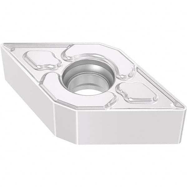 DNMU331-MF4 TM2501 Carbide Turning Insert TiCN/Al2O3 Finish, Neutral, 0.3799″ Long, 3/8″ Inscribed Circle, 1/64″ Corner Radius, 55° Diamond