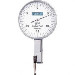 Fowler - Dial Test Indicators Maximum Measurement (Decimal Inch): 0.0300 Dial Graduation (Decimal Inch): 0.000500 - Benchmark Tooling