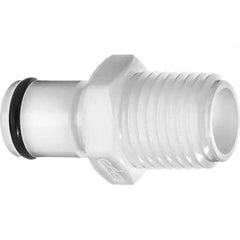Value Collection - Plastic Quick-Disconnect Tube Couplings   Type: In Line Threaded-Male Plug    Nominal Flow Size: 1/4 (Inch) - Benchmark Tooling