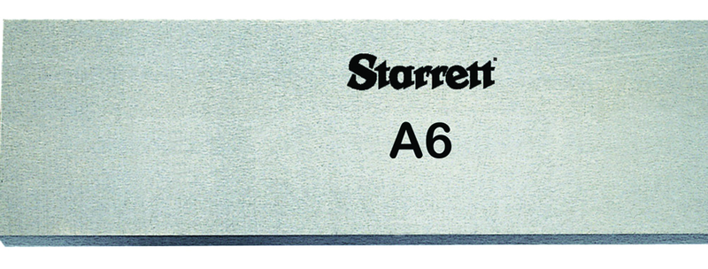 1/2 x 8 x 36 - A6 Air Hardening Precision Ground Flat Stock - Benchmark Tooling