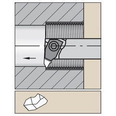 A06NER1 W TopGroove TopThread Boring Bar - Exact Industrial Supply