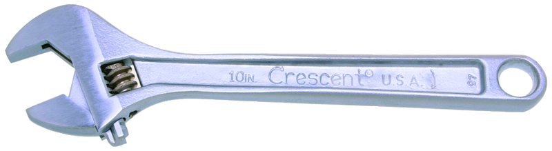 1-5/16" Opening - 10" OAL - Adjustable Wrench Chrome - Benchmark Tooling