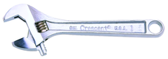 15/16" Opening - 6" OAL - Adjustable Wrench Chrome - Benchmark Tooling