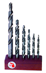 6 Pc. M42 Step Drill Set for Cap Set - Benchmark Tooling