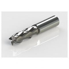 12mm Dia. x 130mm Overall Length 4-Flute Square End Solid Carbide SE End Mill-Round Shank-Center Cut-Uncoated - Benchmark Tooling