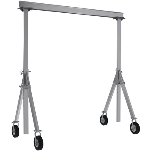 Aluminum Gantry Crane W/Pnu Caster 10 × 12 - Exact Industrial Supply