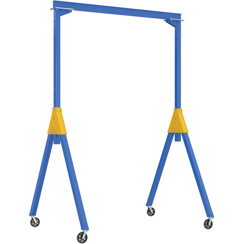 Knockdown Adjustable Steel Gantry Crane 2K 15 × 7 VG Casters