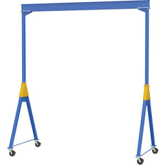 Knockdown Adjustable Steel Gantry Crane 6K 10 × 14 TL Casters