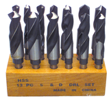 13 Pc. HSS Reduced Shank Drill Set - Benchmark Tooling