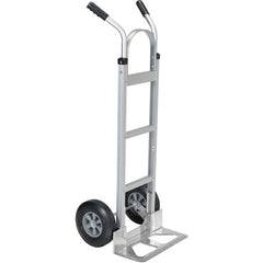 Aluminum Hand Truck W/Hard Rubber Wheels - Exact Industrial Supply