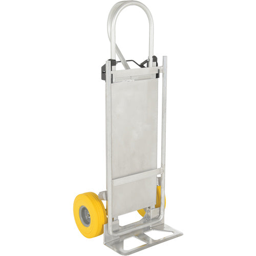 Hand Truck W/Folding Platform Yel Wheel - Exact Industrial Supply