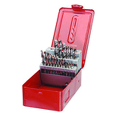 21 Pc. HSS Roll Forged Jobber Drill Set - Benchmark Tooling