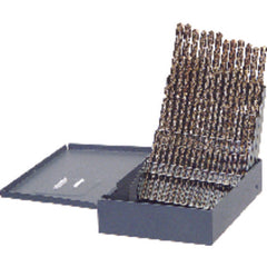 60 Pc. HSS Roll Forged Jobber Drill Set - Benchmark Tooling